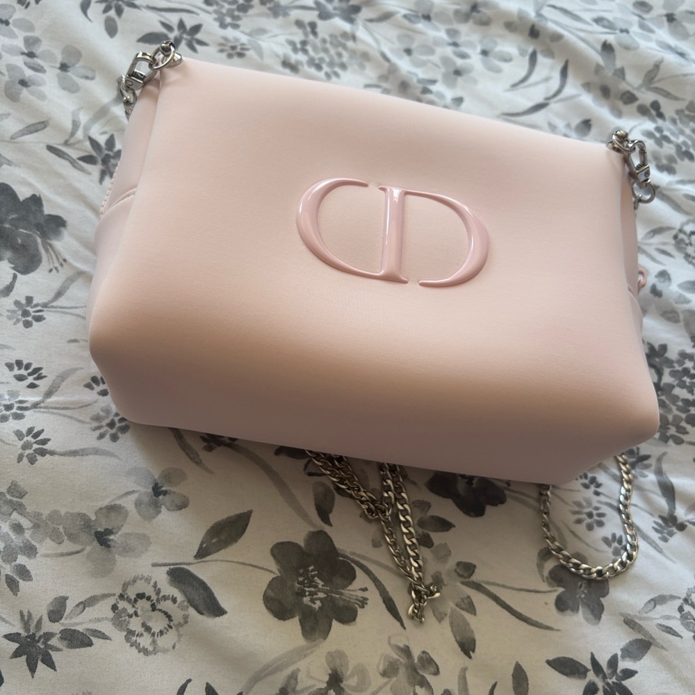 Pink Dior Chain Shoulder Bag - Picture 7 of 8